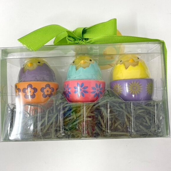 Target Easter Egg Cups Egg Chicks Candle Gift Set - Picture 1 of 5